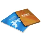 Fashion design threading binding full color hot stamping printing softcover photo brochure board book printing with box