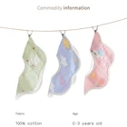 Aisleep new fashion baby bandana 100% cotton baby bibs plain printed bibs necklace