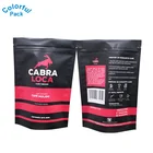 Food stand up zipper bags wholesale plastic packaging pouch for coffee tea nuts