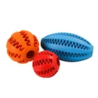 Multifunction Pet Missing Ball Toys Elastic Natural Rubber Dog Chew Ball Cleaning Teeth