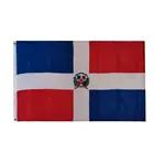 100% polyester screen printing outdoor Dominican Republic Italian British Flag