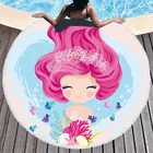 Towel Beach Towel/ Beachwoven Custom Logo Funny Shaped Round Towel Beach Popular No Sand Leaves Round Towel/