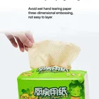 Paper Factory Supply Disposable 1 Ply Primary Color Bamboo Pulp Kitchen Towel Paper