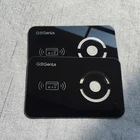 Card CNC Processing Of Elevator Swipe Card Toughened Glass Panel