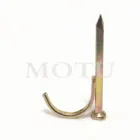 China Nail Factory Manufacture Yellow Zinc Plated Hook Steel Nails For Water Pipe