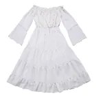 New fashion beautiful kids clothes party hand made pink flower baby girl dress blush