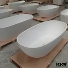 Easy to Clean Simple Style Acrylic Surface Freestanding Bathtub