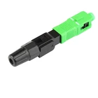 Networks Sc Connector Low Insertion Loss FTTx Solutions SC APC Fast Fiber Connector For Local Area Networks