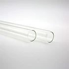 Custom heat resistant borosilicate pipes clear quartz glass tubing suppliers