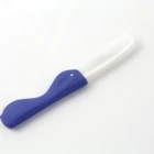 Factory plastic hair lice bun with comb mould and portable high frequency titanic butterfly hair comb