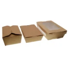 High quality FDA approved black A food grade kraft paper noodle box