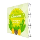 High quality trade show 3x3 tension fabric wall pop up backdrop display stand
