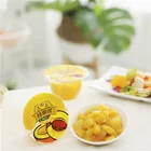 4oz fresh fruit cup113g peach in snack cup in fruit juice in pear juice