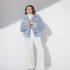 New Hooded Short Style Rex Rabbit Fur Jacket Real Fur Coat For Women Dyed Fur Garment