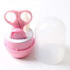 Scissors Clipper Free Samples Creative 4pcs Baby Beauty Care Safe Scissors Nail Clipper Manicure Set
