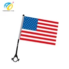 Customized bike flag banner , Bicycle flag with pole