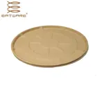 Dishes Plates Square Disposable 12.7 Inch Plate Square Biodegradable Brown Clear Disposable Pizza Plate