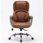 Office Adjustable Chair Hot Sale MC Office Leather Chair Modern Black Brown Spring Style Funiture Adjustable