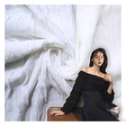 textile materials polyester lurex knit spandex jacquard elastic fabric for top