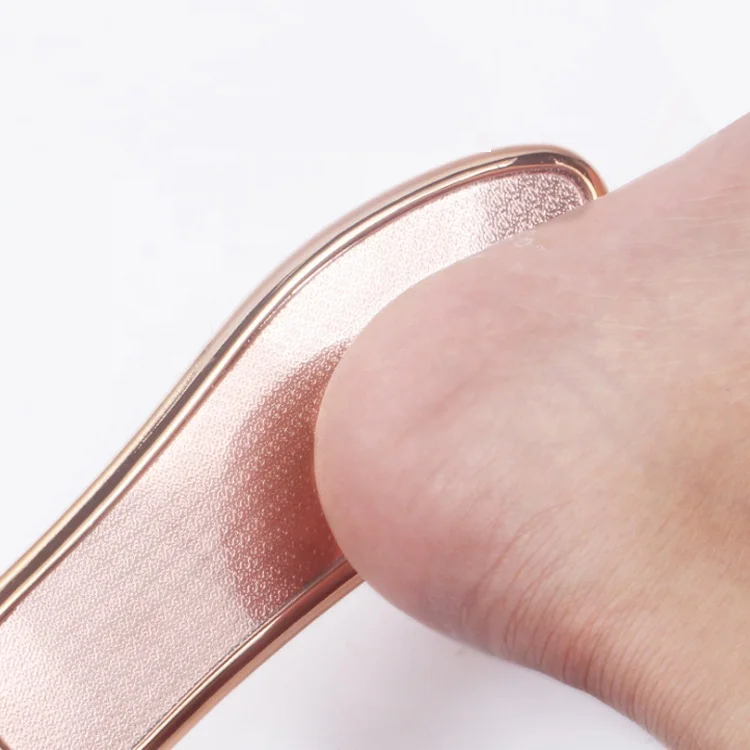 Wholesale OEM Logo Customs Color Plating ABS Handle Nano Glass Foot Files