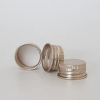 Rose gold aluminum cosmetic cream plastic tube packaging bottle cap Can be used on plastic bottles as well as glass