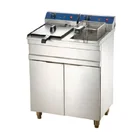 Double Commercial Chip Kitchen Restaurant Electric Deep Fryer