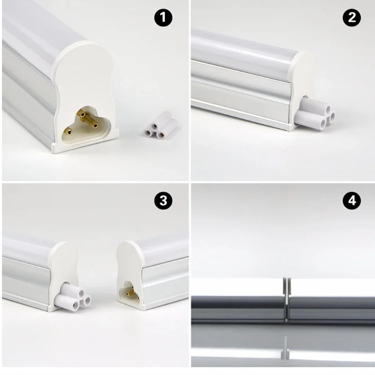 LED T5 Integrated single Fixture 2ft T5 9W 60cm LED Tube Light for Fluorescent Replacement