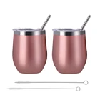Stainless Steel Tumbler Stainless Travel Mug Colored Stainless Steel 12oz Wine Glass Tumbler Cup Travel Mug