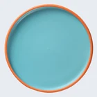 Horeca Wholesale China Dishes, Event Party Color Plate, Blue Porcelain Dishes For Restaurant*