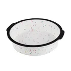Amazon food grade no stick large round silicone cake bread baking bakeware pan mold