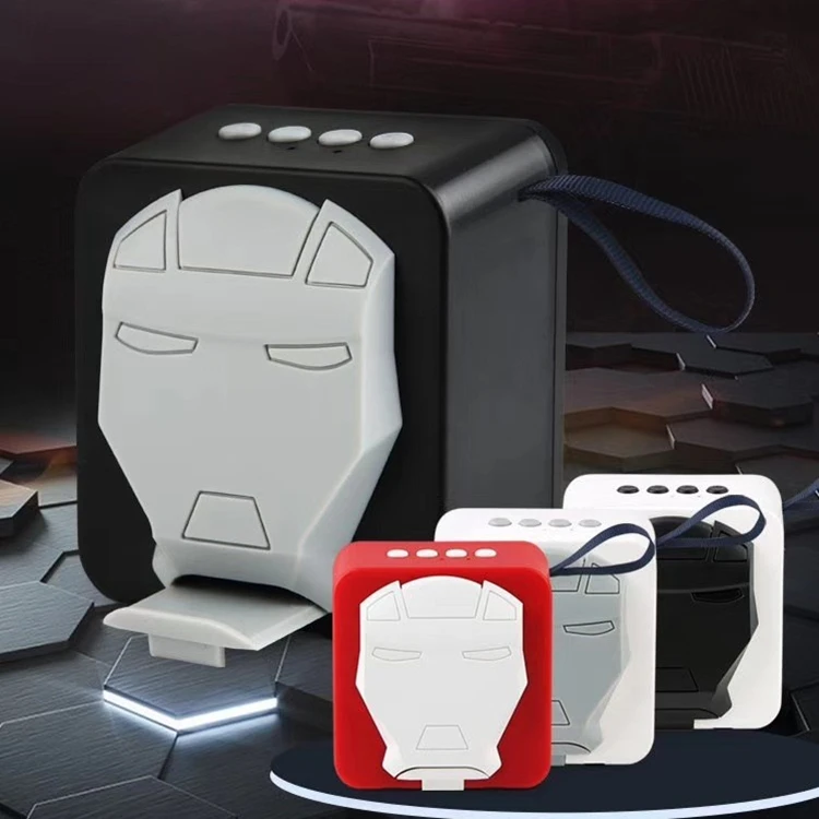 2019 new iron portable mobile phone bracket card small audio creative wireless blue tooth speaker - ANKUX.COM