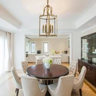 European brass bird cage chandelier Hallway light dining room lights chandelier