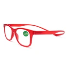 Custom plastic long neck women clic magnetic reading glasses for men