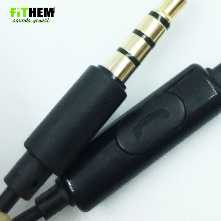 FITHEM 2019 high quality cheap Price Wired metal In-ear Headphones with mic wiredearbuds earphones headphone - ANKUX.COM
