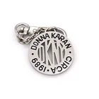 Bag Accessories Brand Engraved Custom Logo Label,Round Metal Logo Hang Tag For Handbag