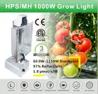 Corn Hps 1000w Grow Light Air Cooled Hood Reflector Dimmer Hps Corn 1000w Grow Light