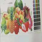 Heat sublimation acrylic water-based inkjet transparent coating for polyester fabric
