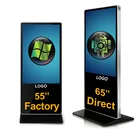 55 Inch Indoor HD LCD Android and Windows Digital Signage Touch Screen Floor Standing Advertising player