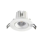 New design top quality indoor aluminum round ceiling adjustable 6W 7W 8W dimmable COB recessed led spot light