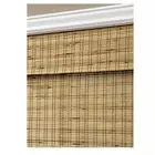 High Quality Bamboo Blinds Blackout Roll Up Shades Horizontal Pattern Curtains