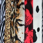 Factory Polyester Short Hair Cow Animal Printed Velvet Fabric Shoes Velboa Fabric