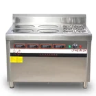 Induction Burners 220V 3.5kw Stainless Commercial Induction Stove 4 Burners Electric With Insulation Grid