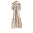 Low Price White Women Hot Sexy Knit Chiffon Comfortable Lady'S Dress