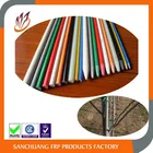 Frp Rod Fiberglass Rod Hot Sell Pultrusion 6mm 10mm 1/4" 3/8" 1/2" 3/4" Fiberglass Rod FRP Stake For Garden Stakes