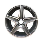 18 inch 5 x 120 dark grey 5 spoke automotive alloy wheel rim