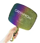 Multi-color Rainbow Hand Rainbow Mirror Portable Handheld Mirror