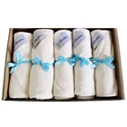 Hot sale 100% natural organic soft natural cleaning square bamboo towel
