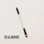 Handmade DIY Handmade Super Light Clay Hand Do Doll Brush For Coloring Makeup Brush Double Brush Head Model B