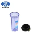 プラスチック土砂 10 「 pp + cto + gac 水フィルターハウジング 1.5 "ポート糸