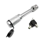 Tubular Key 5/8" Forged Steel Pin Deadbolt Truck Car Trailer Hitch Lock
